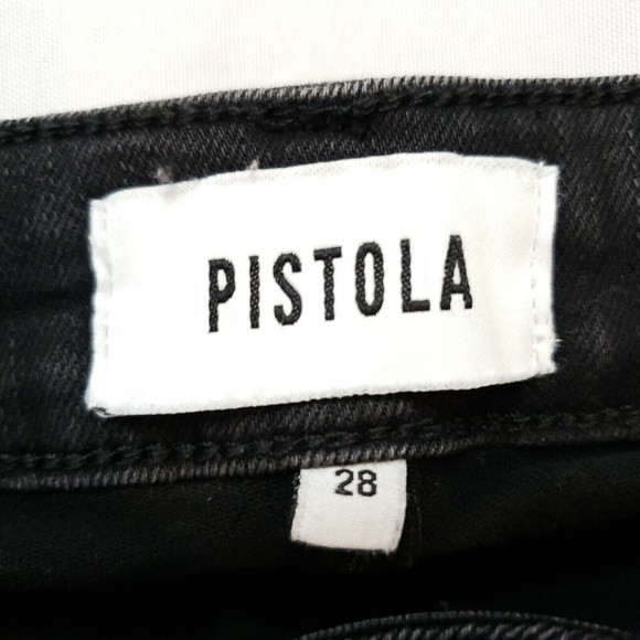 Pistola Black Mid-Rise 10" Skinny Jeans Size 28 Style P6632BEM-MID Revolve - Picture 3 of 5